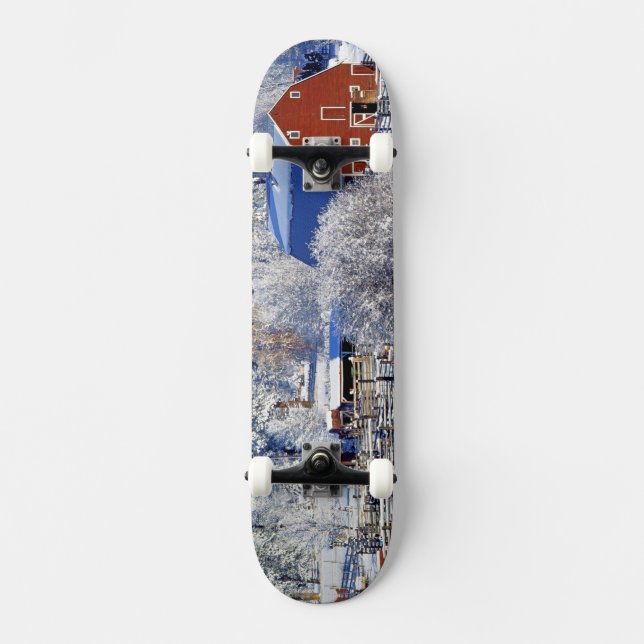 Skateboard EE. UU., Washington, Methow Valley, Graneros en (Anverso)