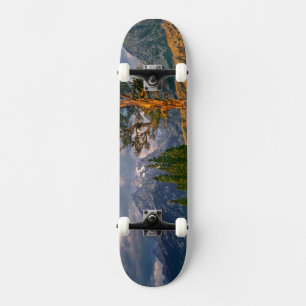 Skateboard EE. UU., Wyoming, Grand Teton NP. El amanecer salu