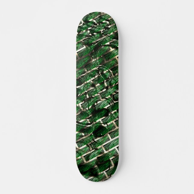 Skateboard ¿Efecto de la pared verde y burbujas más oscuras? (Anverso )