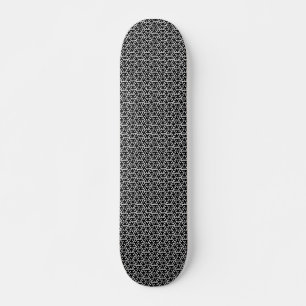 Skateboard Efecto Domino - v2 - Negro y blanco