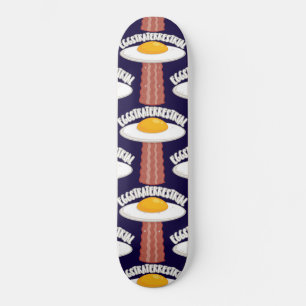 Skateboard Eggstraterrestririal con texto