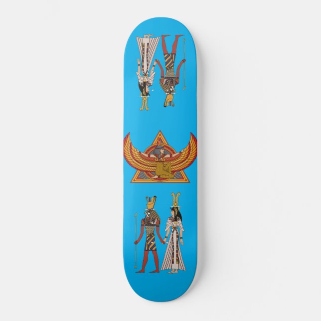 Skateboard egipcio Isis & Horus (Anverso)