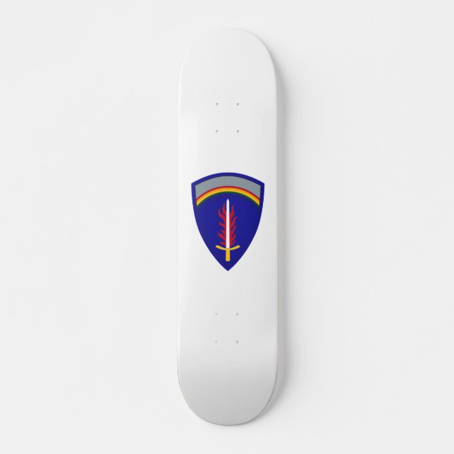 Skateboard Ejército Europa USAREUR (Anverso )