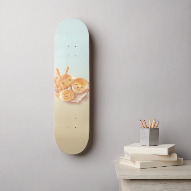 Skateboard El alma del pan (Arte de la pared)