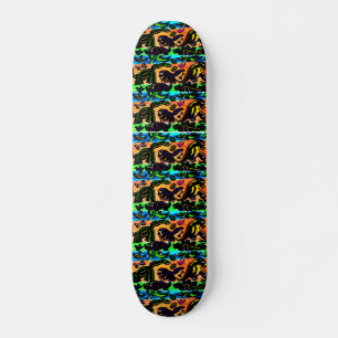 Skateboard El arte de Dino es genial