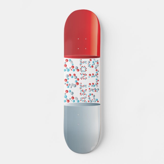 Skateboard El arte pop no es el patinador (Anverso)