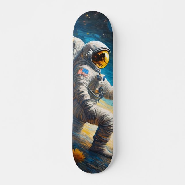 Skateboard El astronauta perdido (Anverso )