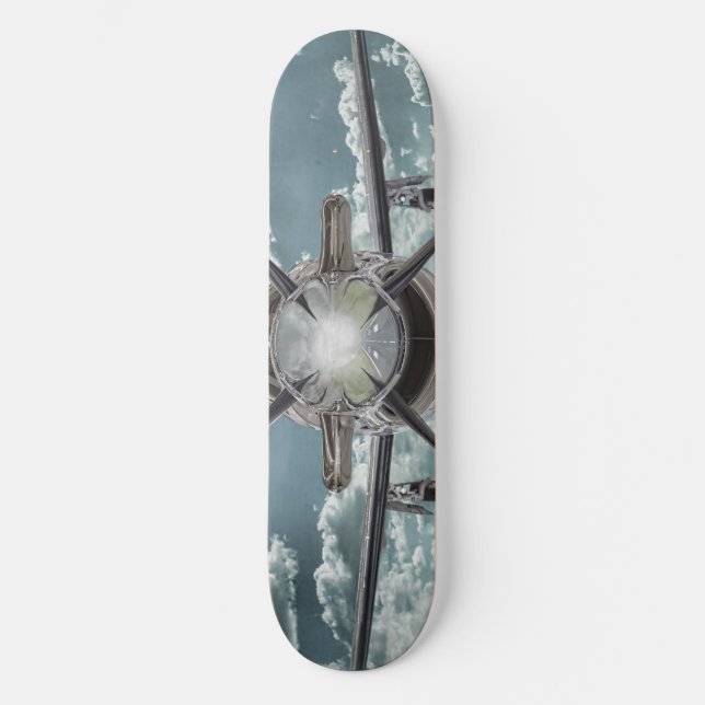 Skateboard El Aviador (Anverso)