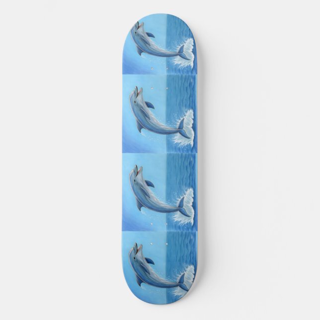 Skateboard El baile silencioso del delfín (Anverso)