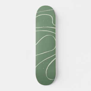 Skateboard El Bce y el Flujo 2 en Verde