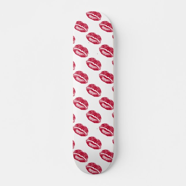 Skateboard El beso, los labios rojos (Anverso )