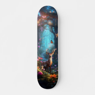 Skateboard El bosque encantado, un oasis místico