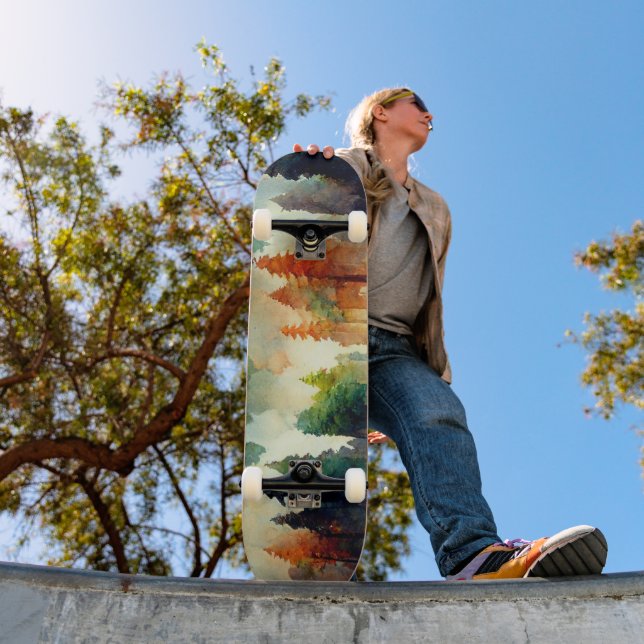 Skateboard El bosque (naturaleza) (Exterior 1)