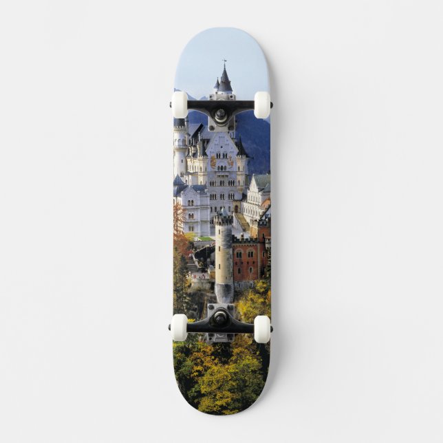 Skateboard El caprichoso Neuschwanstein es uno de tres (Anverso)