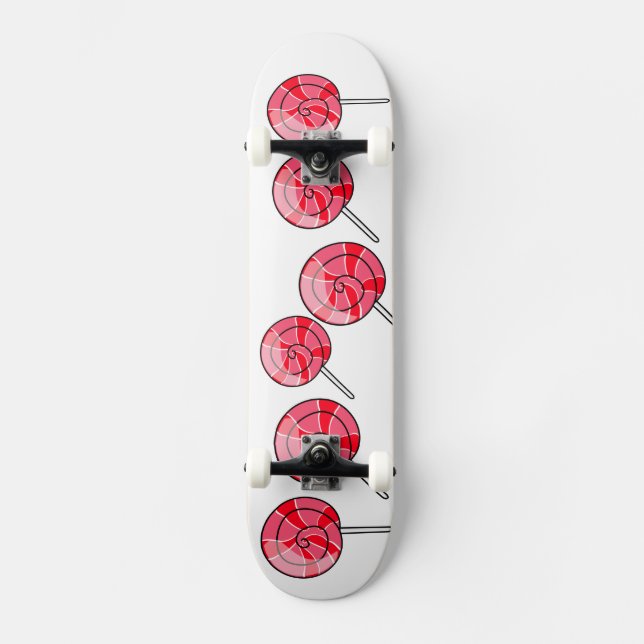Skateboard El caramelo remolina comida dulce del destino del  (Anverso)