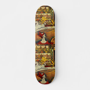 Skateboard El circo de Georges Seurat (1891)