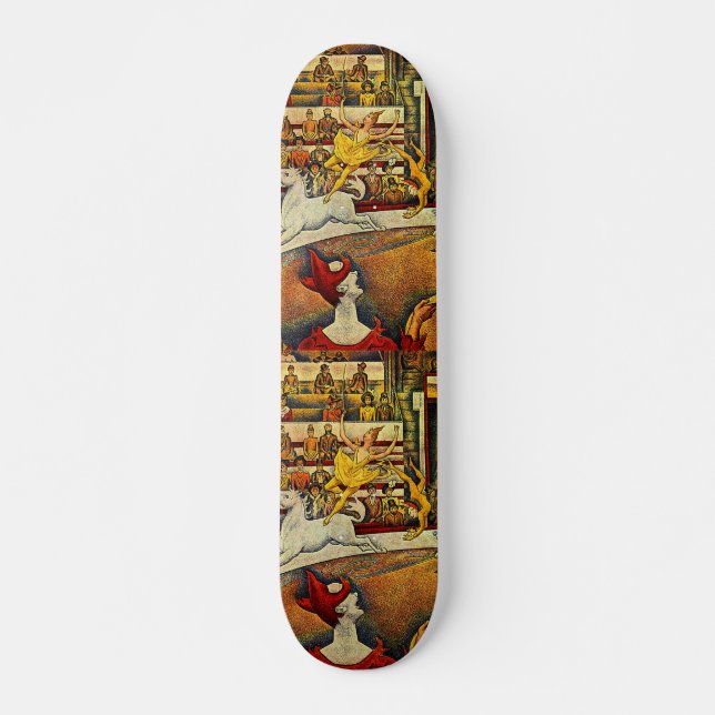 Skateboard El circo de Georges Seurat (1891) (Anverso )