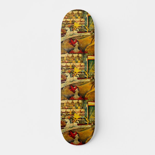 Skateboard El circo de Georges Seurat (1891) (Anverso )