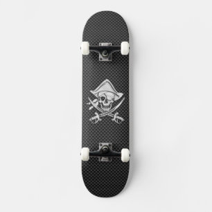 Skateboard El cromo tiene gusto del pirata en fibra de