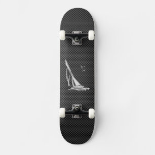 Skateboard El cromo tiene gusto del velero en fibra de
