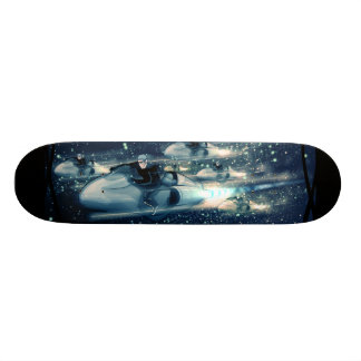 Skateboard El crucero Retro Space - La carrera