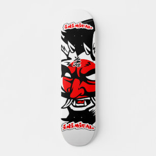 Skateboard El demonio hostil japonés