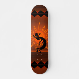Skateboard El desierto del sol bronce de Kokopelli