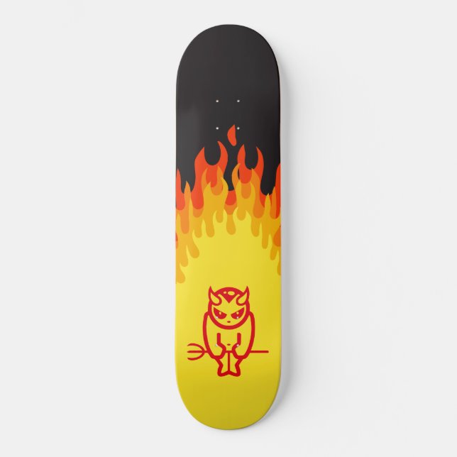 Skateboard El diablo (Anverso)