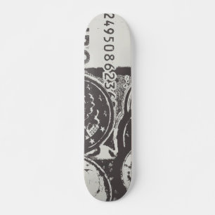 Skateboard El dinero hace girar el mundo