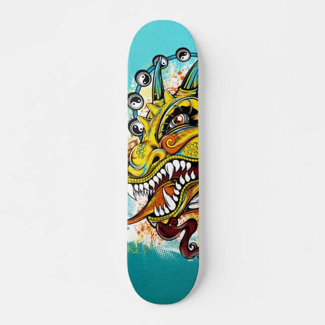 Skateboard el dragón (Anverso )