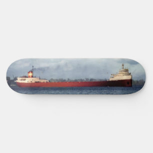 Skateboard El Edmund Fitzgerald con nombres de la tripulación