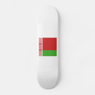 Skateboard El emblema de la bandera de Bielorrusia