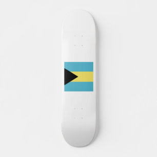 Skateboard El emblema de la bandera de las Bahamas