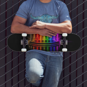 Skateboard El espectáculo de baile de SlipperyJoe celebrando 