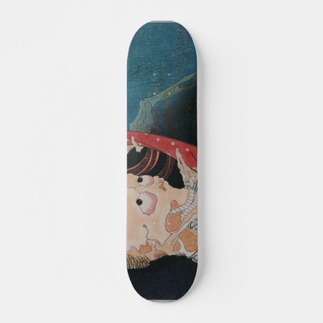 Skateboard El fantasma de Kohada Koheiji de Katsushika Hokusa (Anverso )