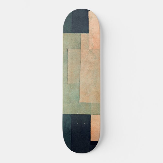 Skateboard El firmamento sobre el templo (1922) de Paul klee (Anverso)