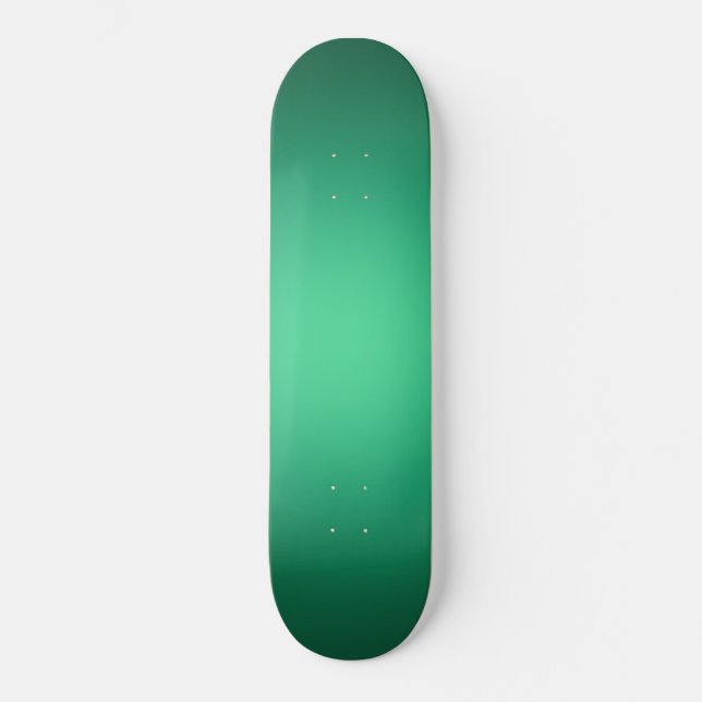 Skateboard El foco blanco en el verde (Anverso)
