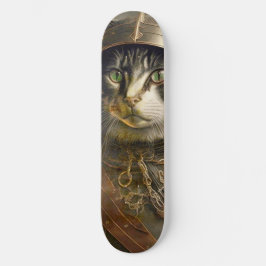 Skateboard El gato Samurai.