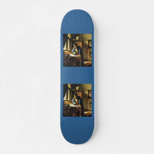Skateboard El geógrafo de Johannes Vermeer (alrededor de 1669