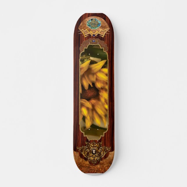 Skateboard El girasol (Anverso )