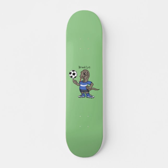Skateboard El gracioso personalizado de fútbol del dragón Kom (Anverso )