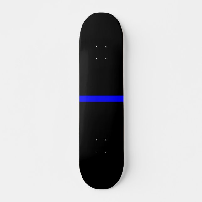 Skateboard El gráfico simbólico delgado de la línea azul (Anverso )