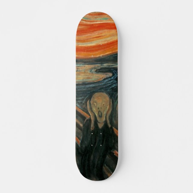 Skateboard El grito - Edvard Munch (Anverso )