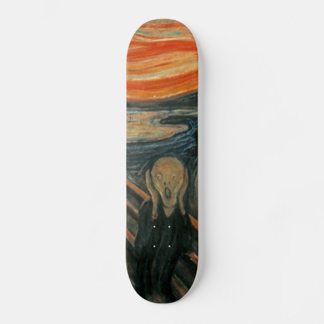 Skateboard El grito - Edvard Munch (Anverso)