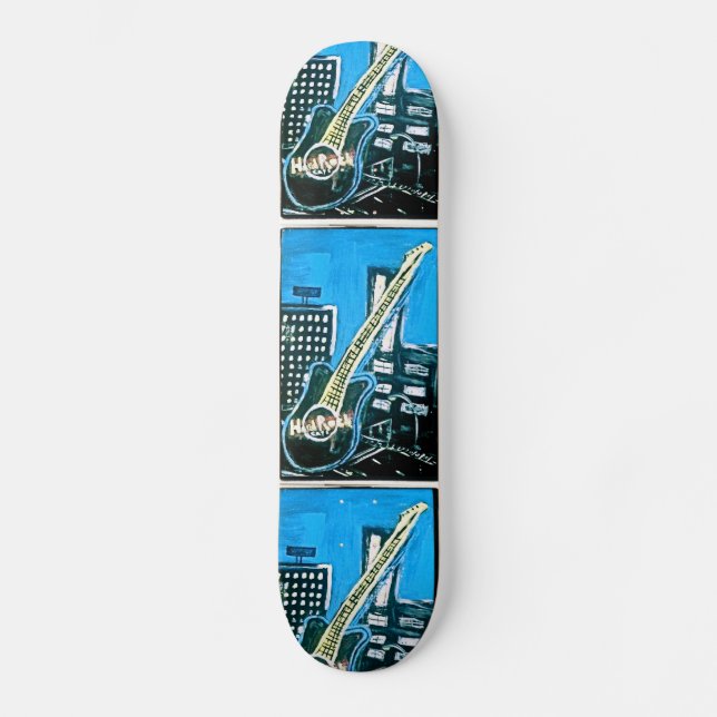 SKATEBOARD EL HARD ROCK (Anverso)