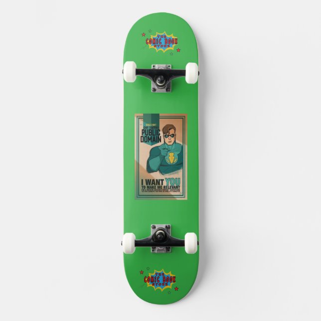 Skateboard El héroe (Anverso)