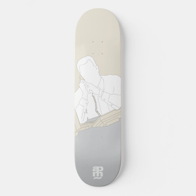 Skateboard El hombre (Anverso)