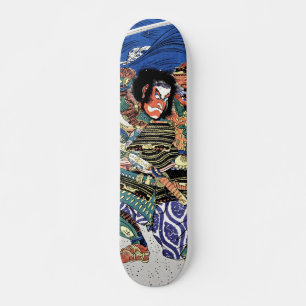 Skateboard El japonés Samurai Nichijo Jiro Tadanori arte guer
