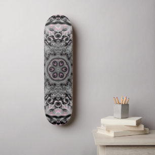 Skateboard El Jardín Fractal de Plata