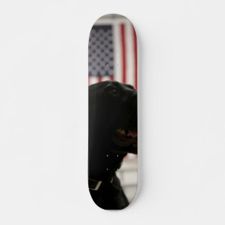 Skateboard El labrador negro de los Estados Unidos